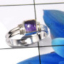 Amethyst Cab A - RBS931-925 Sterling Silver Fashionable Baby Rings Company Manufa