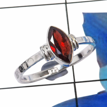 Garnet C - RBS931-925 Sterling Silver Fashionable Baby Rings Company Manufa Garnet C - RBS931-925 Sterling Silver Fashionable Baby Rings Company Manufa