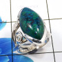 Crysocolla D - RSS917-Dazzling Designer 925 Sterling Silver Handmade Rings Whol