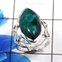 Crysocolla  E - RSS917-Dazzling Designer 925 Sterling Silver Handmade Rings Whol