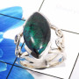 Crysocolla  G - RSS917-Dazzling Designer 925 Sterling Silver Handmade Rings Whol