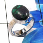 Malachite In Azurite B - STK955-Fabulous Malachite In Azurite 925 Sterling Silver Wholesa