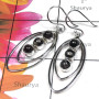 Tourtella jasper C - SDE973-Unique Designer silver Earring