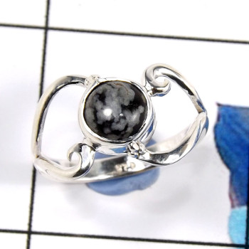Snowflack C - RBS901-Stunning Wholesale Manufacturer Designer Rings 925 Sterli