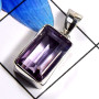 Amethyst Cut H - WHS997-925 Sterling Silver Dazzling Amethyst Cut Designer Handma
