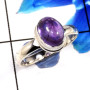 Amethyst Cab E - SHS993-Glorious Amethyst Cab Company Wholesale Rings 925 Sterlin