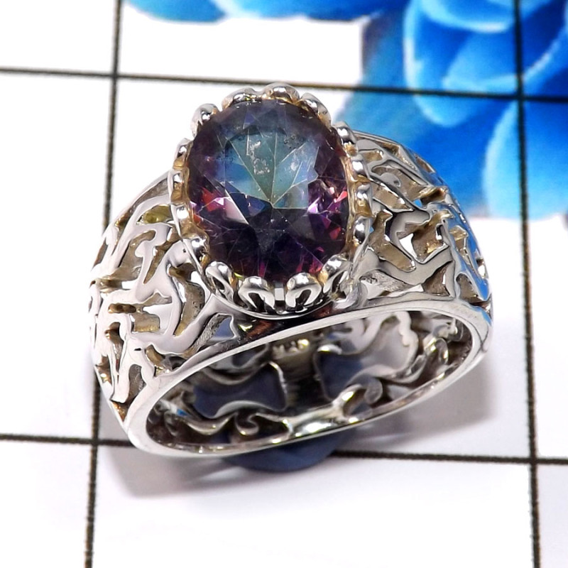 Mystic Quartz G - SSH996-Christmas Special Mystic Quartz Glamorous Elegant Rings 9