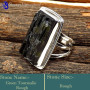 Green Tourmaline I - SDR631-Trendy Look Designer Colourful Rings 925 Sterling Silver