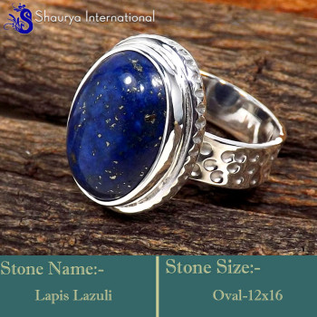 Lapis Lazuli O - SDR629-925 Sterling Silver Lovely Wholesale Handmade Designer Ri