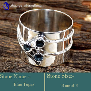 London Blue Topaz J - SDR622-925 Sterling Silver Glorious Designer Elegant Rings Whole