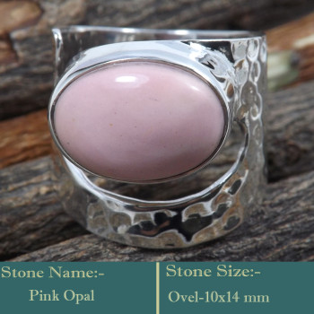Pink Opal Cab I - RSS837-Exclusive Wholesale 925 Sterling Silver Cab Gemstone Hamm