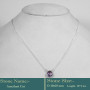 Amethyst Cut H - BZN983-Solid 925 Sterling Silver Awesome Semiprecious Cut Gemsto