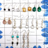 10 Pcs Mix Cab & Cut Gemstone B - BDA931-10 Pairs 925 Silver Earrings Lots Mix Cut & Cab Gemstone
