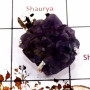 Amethyst Druzy C - SPS916-Gorgeous Amethyst Druzy Pendant 925 Silver Prong Setting