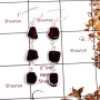 Garnet Rough O - BZE722-Adorable Natural Rough Gemstone Handmade Bezel Earrings 9