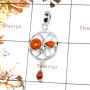 Red Turquoise Cab C - SD577-Superb Cab & Cut Gemstone Designer Pendant 925 Sterling Si