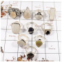 10 Pcs Mix Cab & Cut Gemstone B - SVP812-10 Pcs Mix Cab & Cut Gemstone 925 Sterling Silver Ring Wholesale Collection Lots