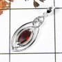 Garnet Cut A - SD565-Newly Handmade Cut Gemstone Designer Pendant 925 Sterling Silver