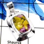 Stichtite Cab I - SSP803-Indian Factory Made Plain Setting Pendant 925 Silver Cab & Cut Stone