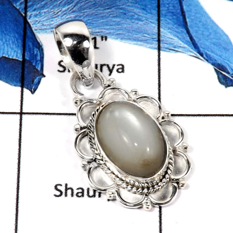Peach Moonstone Cab B - SSP770-Latest Collection Cab Gemstone Pendant Solid 925 Sterling Silver Peach Moonstone Cab B - SSP770-Latest Collection Cab Gemstone Pendant Solid 925 Sterling Silver
