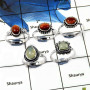 5 Pcs Sandstone & Prehnite Cab E - SVP810-Latest Collection Cab Gemstone Rings Solid 925 Sterling Silver