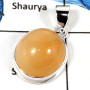 Moonstone Cab D - CMJ819-Solid 925 Sterling Silver Cab Gemstone Wholesale Pendant