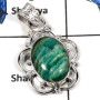 Amazonite Cab C - CMJ798-Party Look Natural Cab Gemstone Solid 925 Sterling Silver Pendant