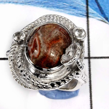 Crazy Lace Agate J - SCR788-Cabochon Natural Gemstones Designer Casting Wholesale Rings 925 Sterling Silver Crazy Lace Agate J - SCR788-Cabochon Natural Gemstones Designer Casting Wholesale Rings 925 Sterling Silver