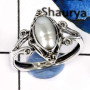 Pearl E - RBS853-Adorable Cut & Cab Gemstones Designer Baby Rings 925 Sterling Silver