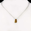Citrine Cut I - BZN979-Glamorous Colorful Chain Bezel Necklace 925 Sterling Silver