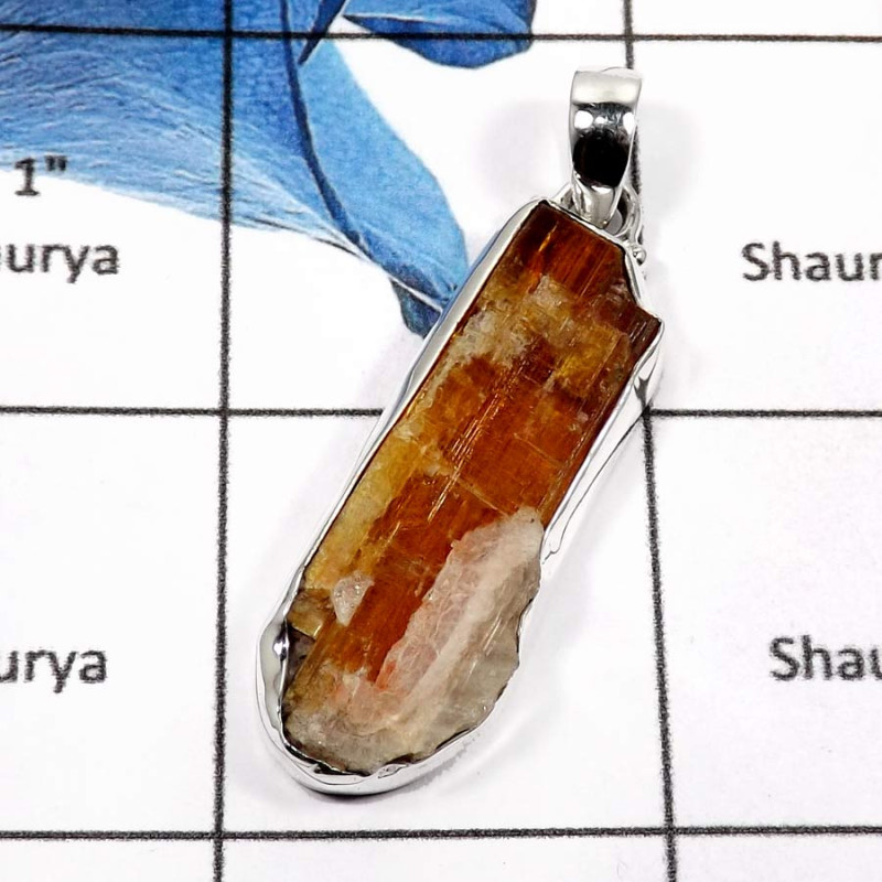 Orange Kyanite F - SPS893-Exclusive Orange Kyanite Wholesale Prong Setting Pendants 925 Sterling Silver Orange Kyanite F - SPS893-Exclusive Orange Kyanite Wholesale Prong Setting Pendants 925 Sterling Silver