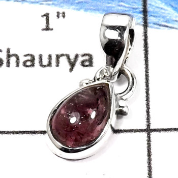 Tourmaline Cab I - SD450-Attracting Tourmaline Cab Handmade Designer Pendants 925 Sterling Silver