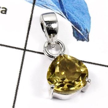 Lemon Cut G - SPS890-Eye Catching Cut Gemstones For Women's Pendants 925 Sterling Silver Lemon Cut G - SPS890-Eye Catching Cut Gemstones For Women's Pendants 925 Sterling Silver