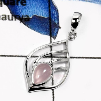Rose Cab E - CSP907-Attracting Latest Design Fashionable Casting Pendants 925 Sterling Silver Rose Cab E - CSP907-Attracting Latest Design Fashionable Casting Pendants 925 Sterling Silver