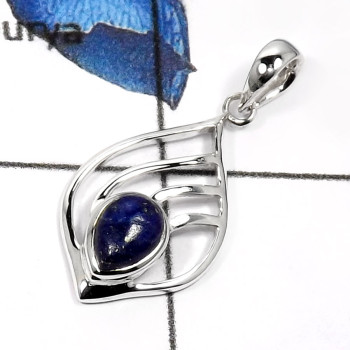 Lapis Lazuli I - CSP907-Attracting Latest Design Fashionable Casting Pendants 925 Sterling Silver