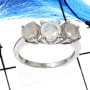 Rainbow Moonstone B - RSS823-Pretty Look Cut Gemstone Designer Wholesale Rings 925 Sterling Silver
