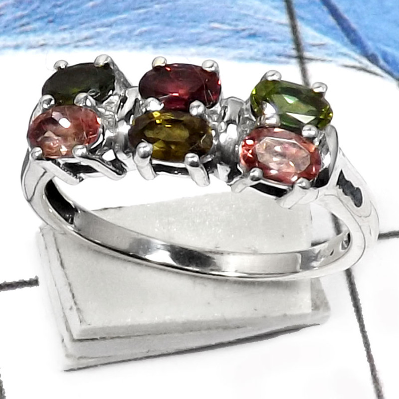 Tourmaline Cut B - RSS812-Elegant Party Look Designer Fashion Rings 925 Sterling Silver Tourmaline Cut B - RSS812-Elegant Party Look Designer Fashion Rings 925 Sterling Silver