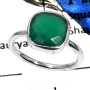 Green Onyx  B - RSS809-GORGEOUS NATURAL DESIGNER RINGS 925 STERLING SILVER