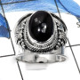 Snow Flack A - SDR517-Amazing Party Look Handmade Fashion Rings 925 Sterling Silver