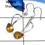 Citrine Cut H - SDE553-Amazing New Design Fashionable Earrings 925 Sterling Silver